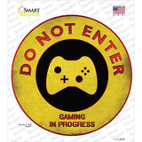Do Not Enter Xbox Novelty Circle Sticker Decal