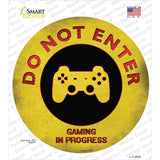 Do Not Enter PlayStation Novelty Circle Sticker Decal