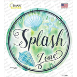 Splash Zone Novelty Circle Sticker Decal