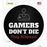 Atari Gamers Dont Die Novelty Circle Sticker Decal