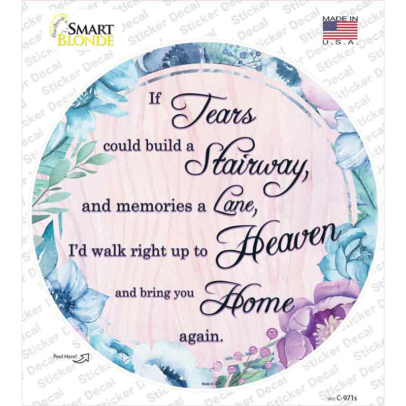 Bring You Home Again Novelty Circle Sticker Decal