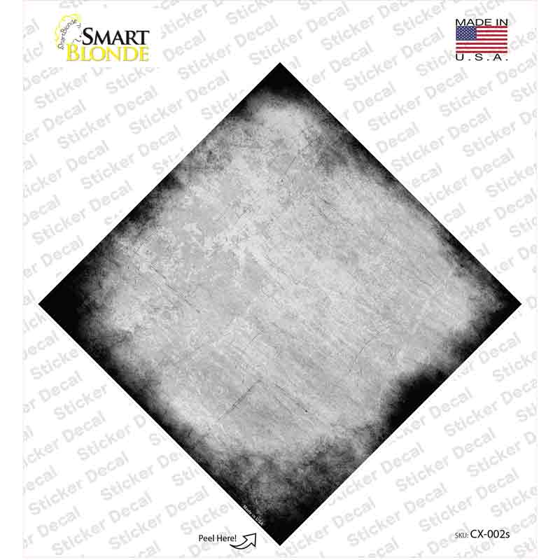 Black Oil Rubbed Novelty Diamond Sticker Decal