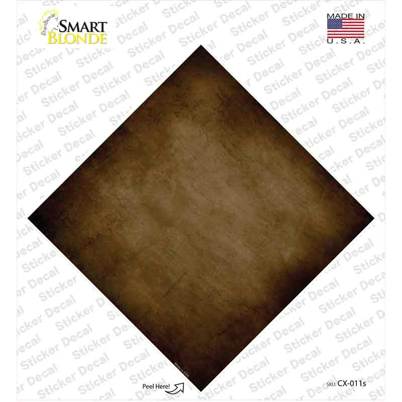 Brown Oil Rubbed Novelty Diamond Sticker Decal