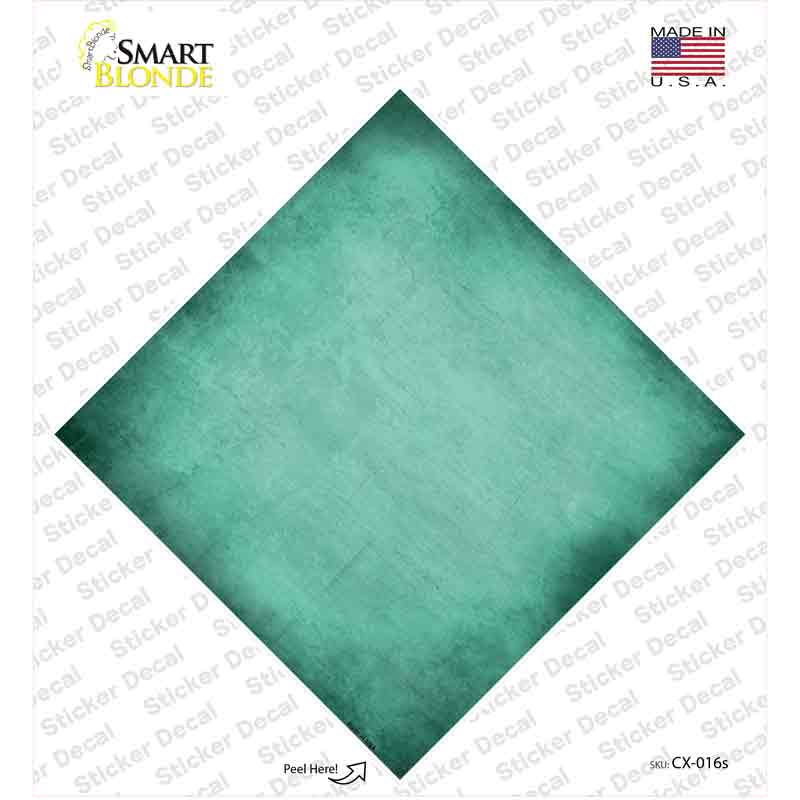 Mint Oil Rubbed Novelty Diamond Sticker Decal