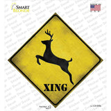 Deer Xing Novelty Diamond Sticker Decal
