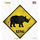 Rhino Xing Novelty Diamond Sticker Decal