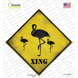 Flamingos Xing Novelty Diamond Sticker Decal