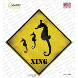 Seahorse Xing Novelty Diamond Sticker Decal