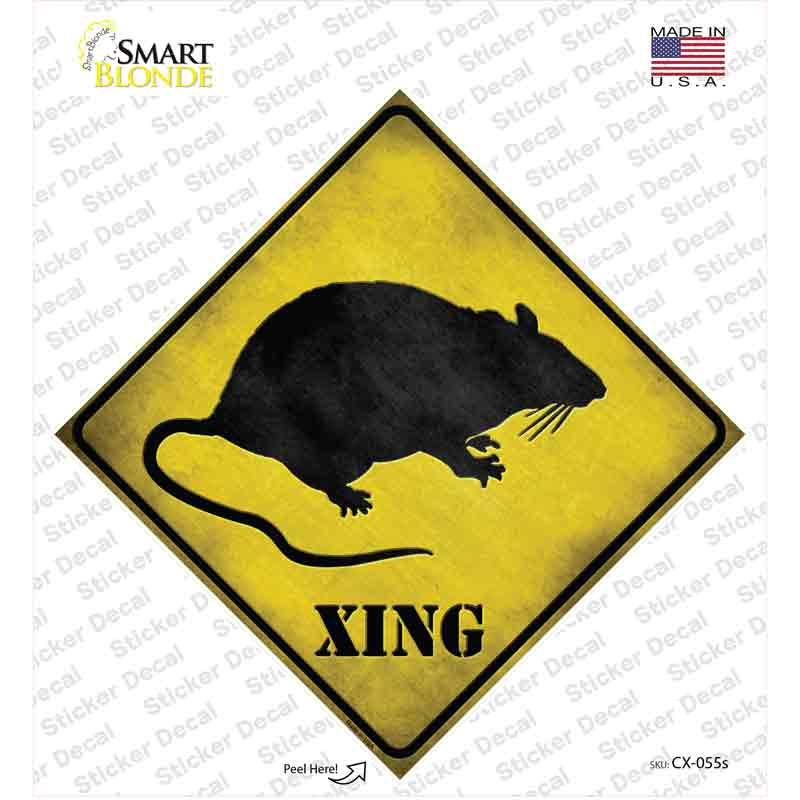 Rat Xing Novelty Diamond Sticker Decal