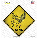 Unicorn Xing Novelty Diamond Sticker Decal