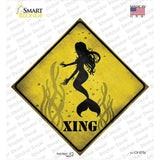 Mermaids Xing Novelty Diamond Sticker Decal