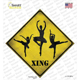 Ballerina Xing Novelty Diamond Sticker Decal