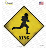 Football Xing Novelty Diamond Sticker Decal