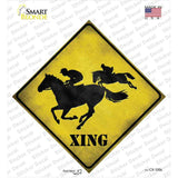 Horse Racing Xing Novelty Diamond Sticker Decal
