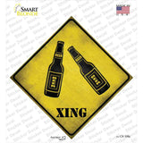 Beer Xing Novelty Diamond Sticker Decal