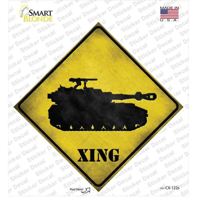 Tank Xing Novelty Diamond Sticker Decal