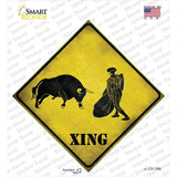 Bullfight Xing Novelty Diamond Sticker Decal