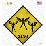 Angels Xing Novelty Diamond Sticker Decal