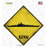 Battleship Xing Novelty Diamond Sticker Decal