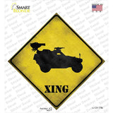 Truck Mounted Weapon Xing Novelty Diamond Sticker Decal