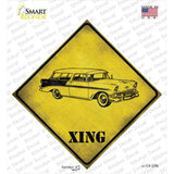 Classic 59 Cadillac Xing Novelty Diamond Sticker Decal