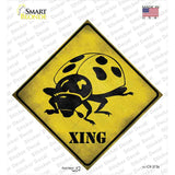 Ladybug Xing Novelty Diamond Sticker Decal