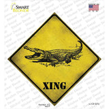 Alligator Xing Novelty Diamond Sticker Decal