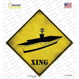 Aircraft Carrier Novelty Diamond Sticker Decal