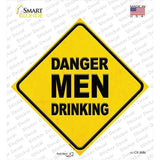 Danger Men Drinking Novelty Diamond Sticker Decal