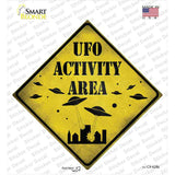 UFO Activity Area Novelty Diamond Sticker Decal