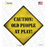 Old People At Play Novelty Diamond Sticker Decal