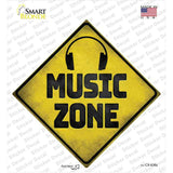 Music Zone Novelty Diamond Sticker Decal
