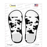 Cow Print Novelty Shoe Outlines Sticker Decal Small