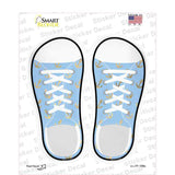 Anchor Baby Blue Novelty Shoe Outlines Sticker Decal Small