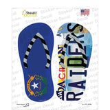 NV Flag|Raiders Strip Art Novelty Flip Flops Sticker Decal Small