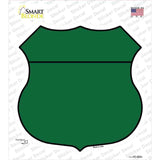 Green Novelty Highway Shield Sticker Decal