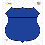 Blue Novelty Highway Shield Sticker Decal
