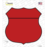Red Novelty Highway Shield Sticker Decal