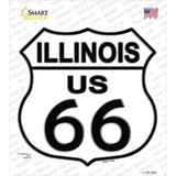 Illinois Route 66 Novelty Highway Shield Sticker Decal