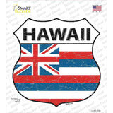 Hawaii Flag Novelty Highway Shield Sticker Decal