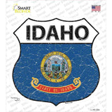 Idaho Flag Novelty Highway Shield Sticker Decal