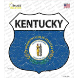 Kentucky Flag Novelty Highway Shield Sticker Decal