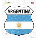 Argentina Flag Novelty Highway Shield Sticker Decal