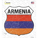 Armenia Flag Novelty Highway Shield Sticker Decal