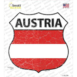 Austria Flag Novelty Highway Shield Sticker Decal