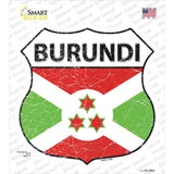Burundi Flag Novelty Highway Shield Sticker Decal