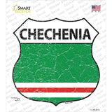 Chechenia Flag Novelty Highway Shield Sticker Decal