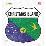 Christmas Island Flag Novelty Highway Shield Sticker Decal