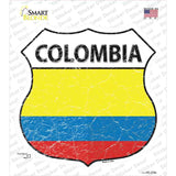 Colombia Flag Novelty Highway Shield Sticker Decal