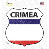 Crimea Flag Novelty Highway Shield Sticker Decal